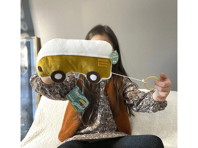 Doudou musical van - Moutarde