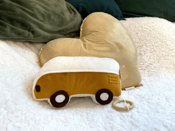 Doudou musical van - Moutarde