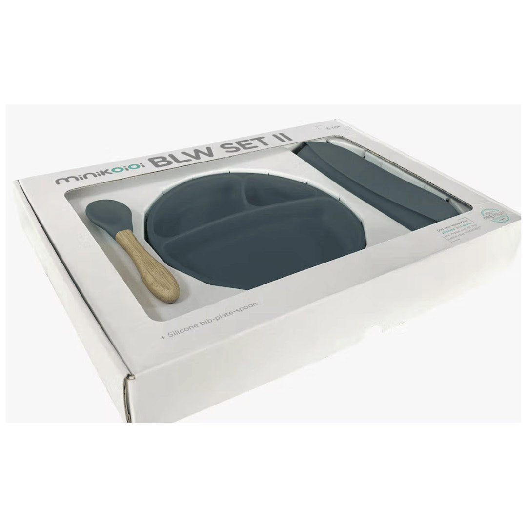 Set repas (assiette+bavoir+cuillère) - Tilleul