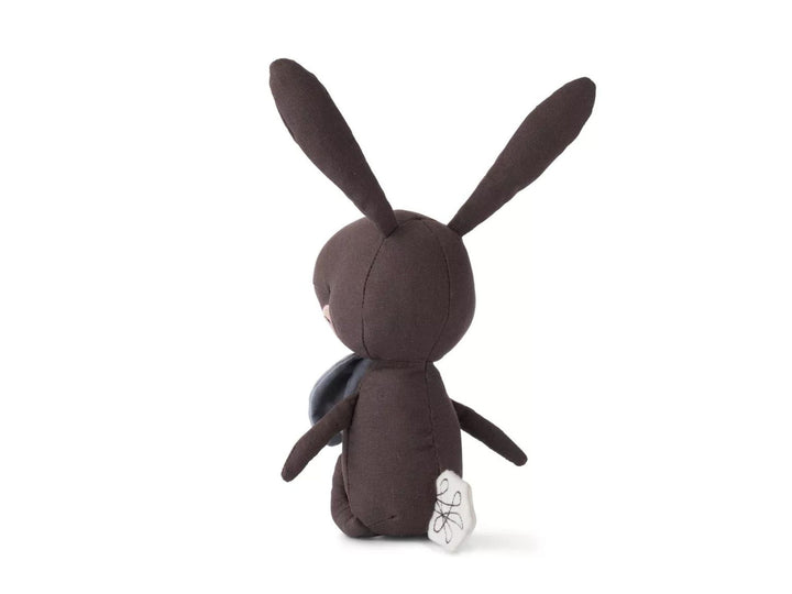 Peluche Lapin gris dans sa boîte cadeau – doudou naissance