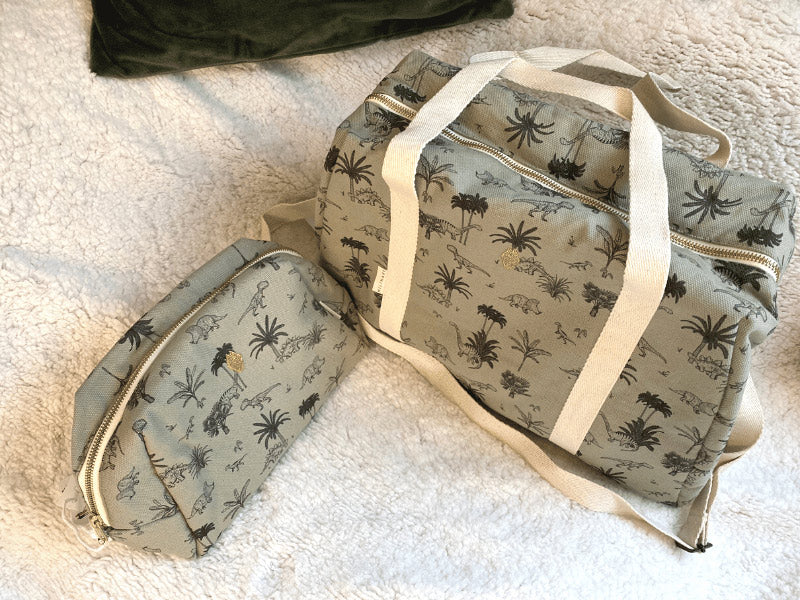 Sac à langer dinosaure - Vert