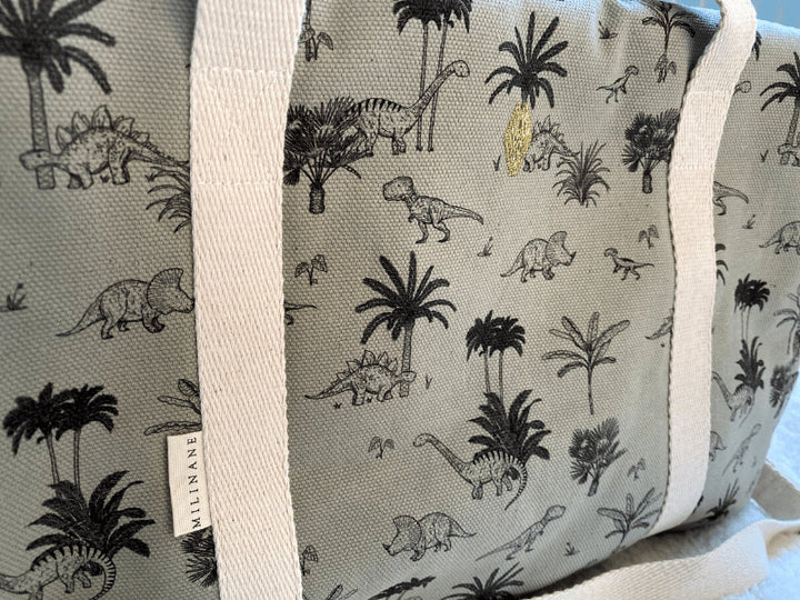 Sac à langer dinosaure - Vert