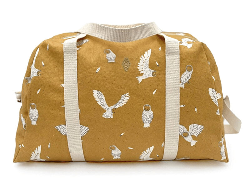 Sac à langer hibou - Jaune
