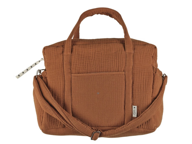 Sac à langer en gaze de coton - Caramel