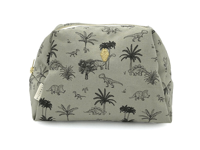 Trousse de toilette dinosaure - Vert