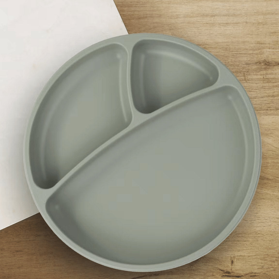 Set repas (assiette+bavoir+cuillère) - Tilleul
