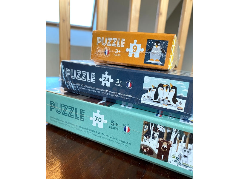 Puzzle hiver sauvage - 70 pièces