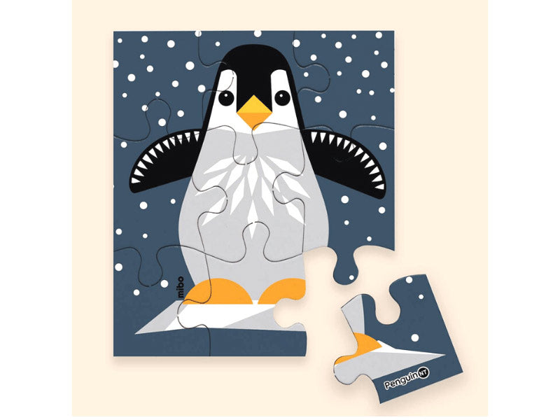 Puzzle pingouin - 9 pièces