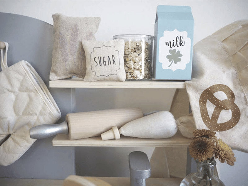 Set à cookies en bois – jeu d’imitation pâtisserie