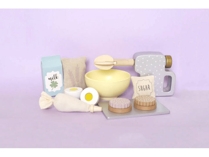 Set à cookies en bois – jeu d’imitation pâtisserie