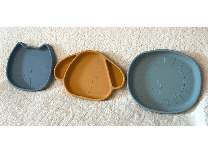 Assiette lion en silicone - Jade