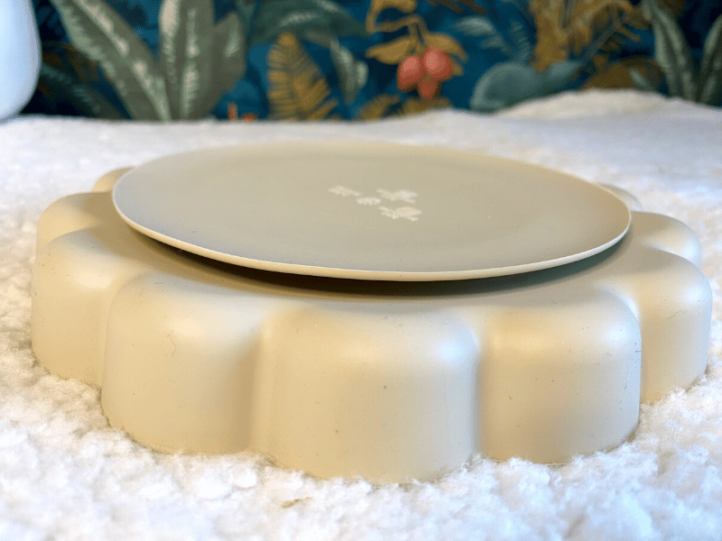 Assiette lion en silicone - Beige