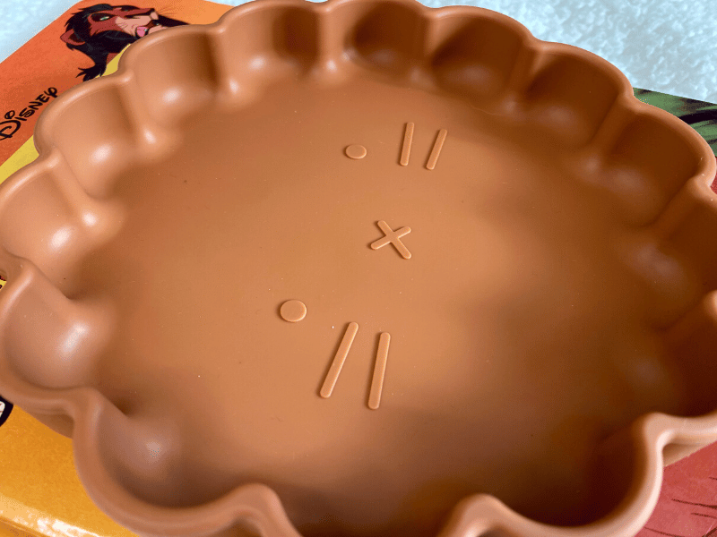 Assiette Lion en silicone - Terracotta