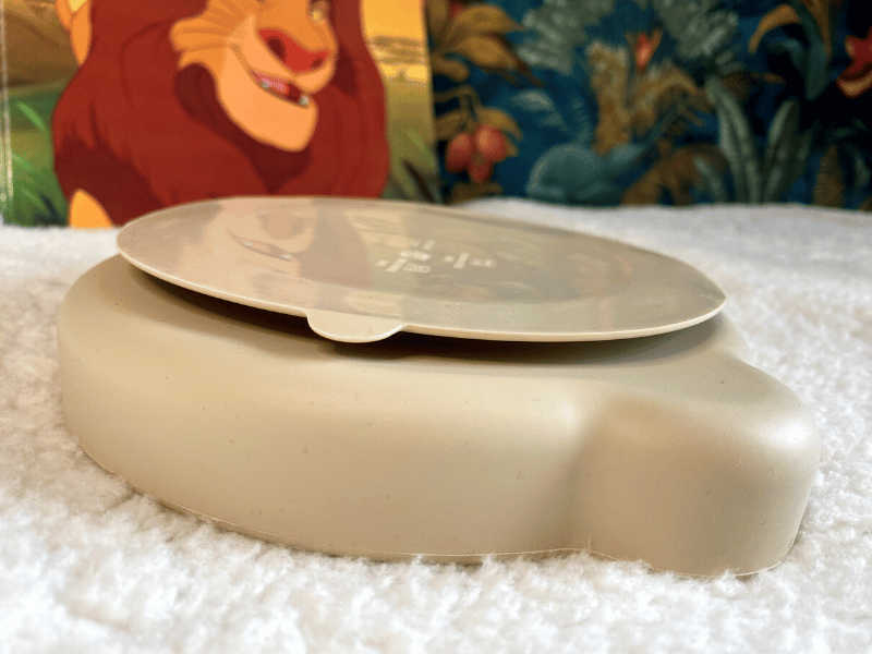 Assiette ours en silicone - Beige