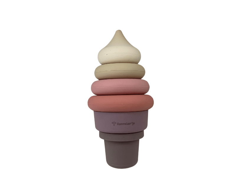 Cornet de glace empilable en silicone