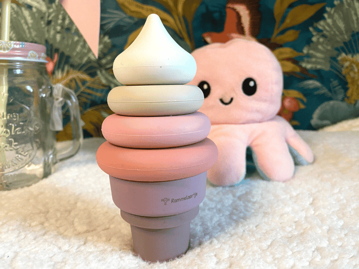Cornet de glace empilable en silicone