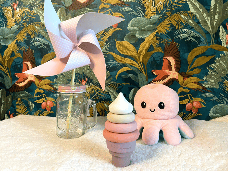 Cornet de glace empilable en silicone