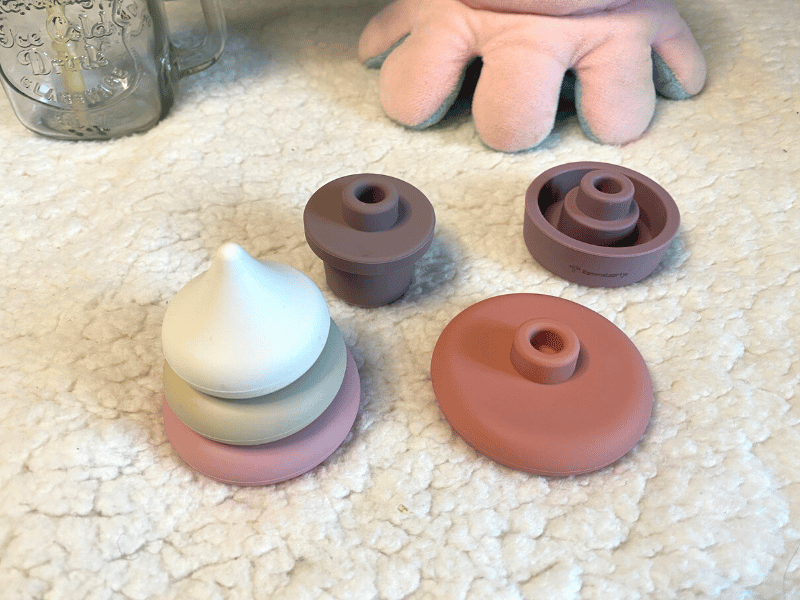Cornet de glace empilable en silicone
