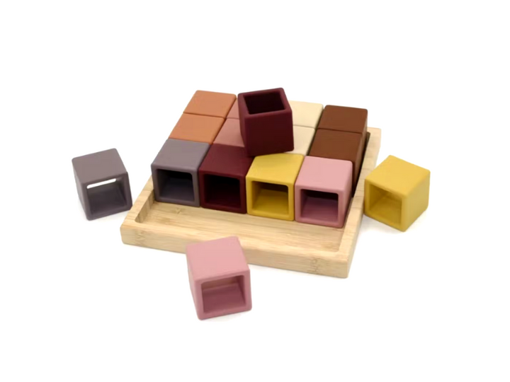 Blocs à empiler en silicone 16 pièces