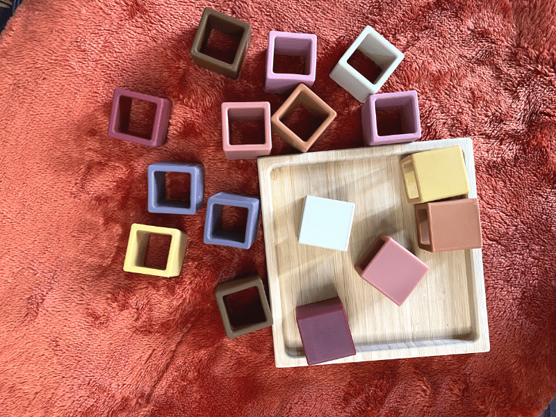 Blocs à empiler en silicone 16 pièces