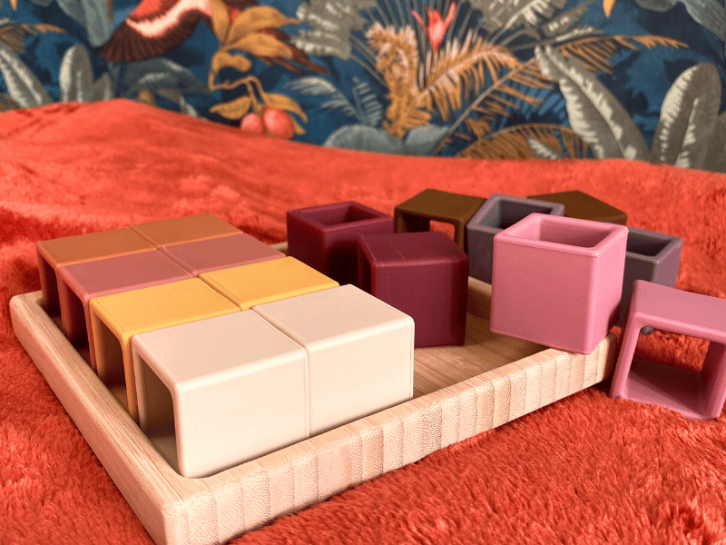 Blocs à empiler en silicone 16 pièces
