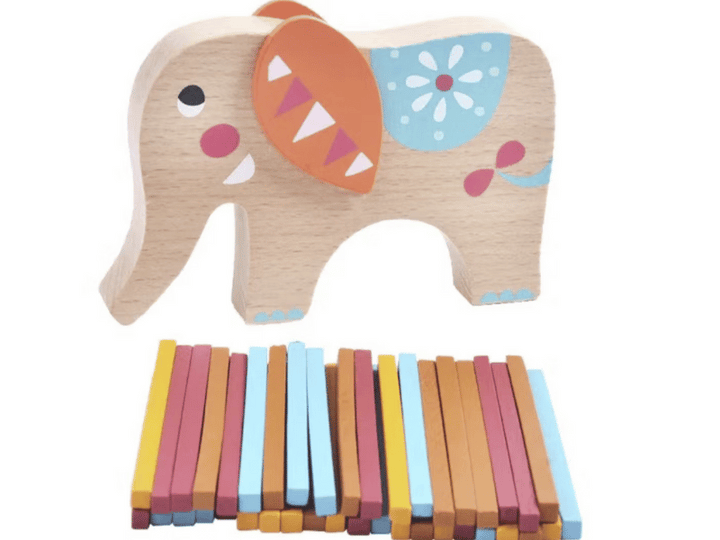 Jeux de batons à empiler -  Eléphant
