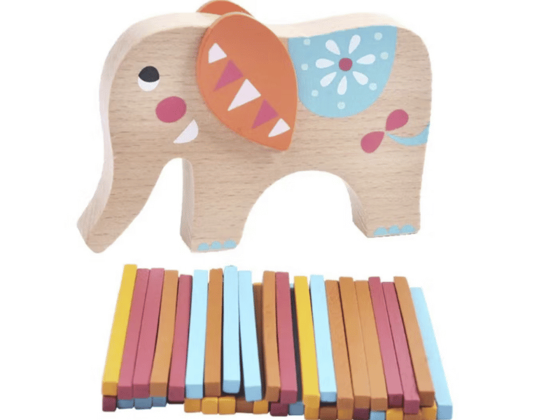 Jeux de batons à empiler -  Eléphant