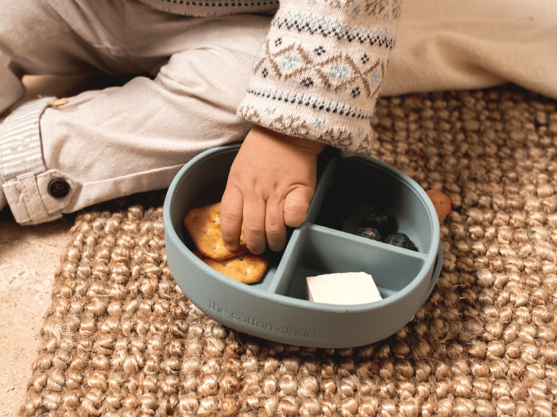 Lunch box lion avec couvercle en silicone - Jade