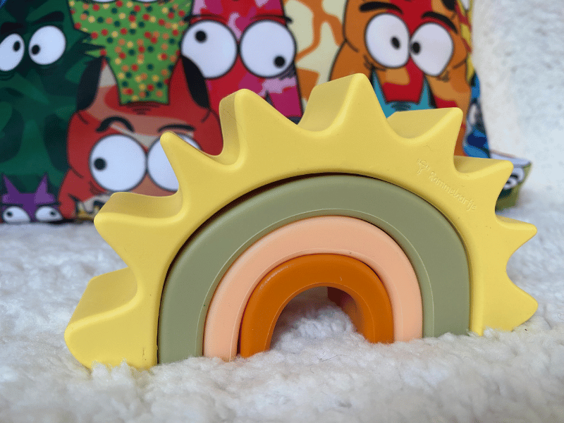 Soleil empilable en silicone
