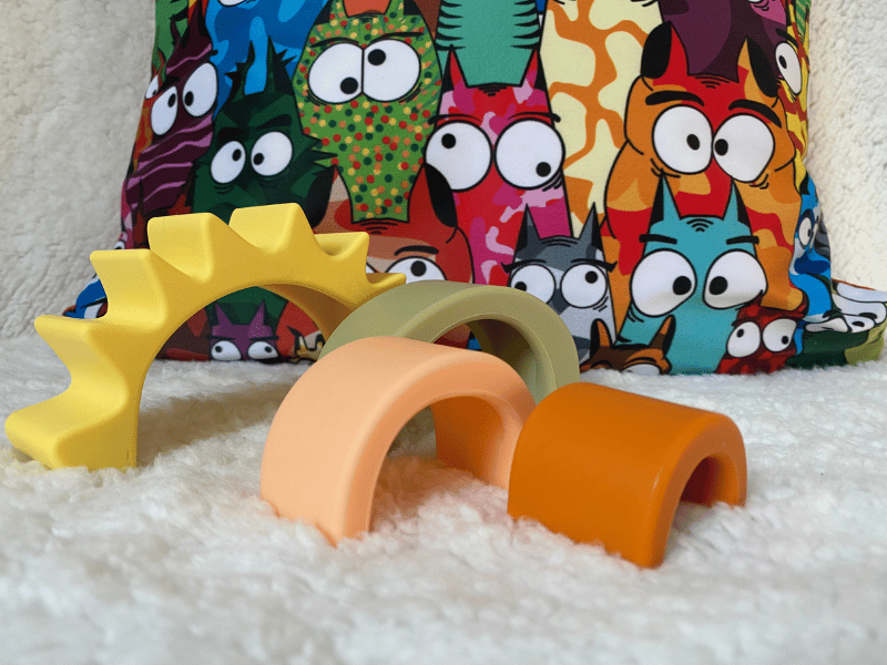 Soleil empilable en silicone