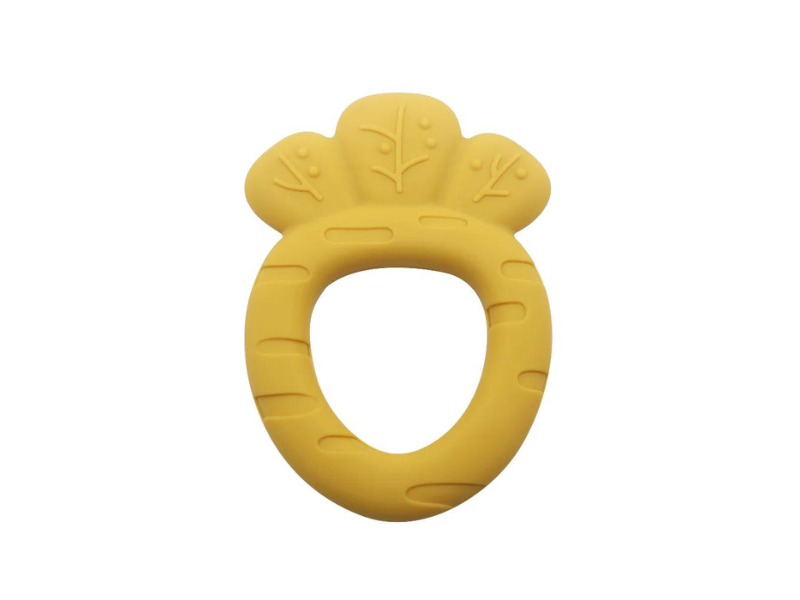 Anneau de dentition carotte en silicone
