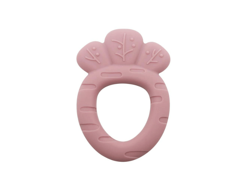 Anneau de dentition carotte en silicone