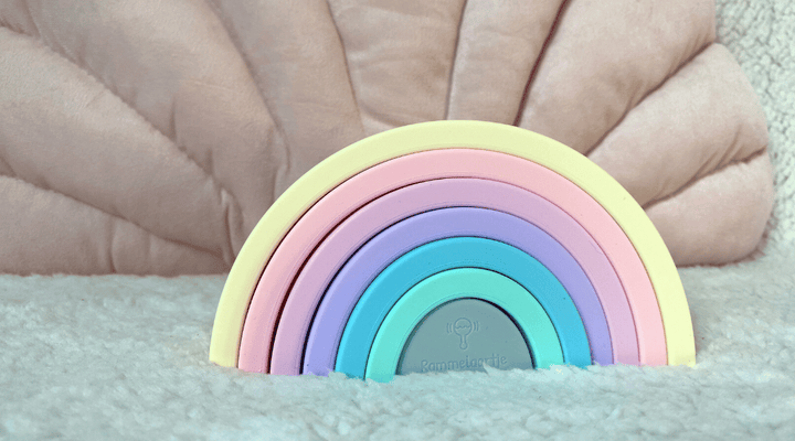 Arc en ciel empilable en silicone - Candy
