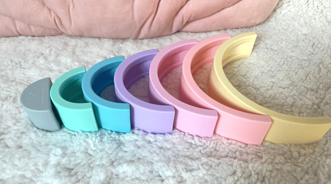 Arc en ciel empilable en silicone - Candy
