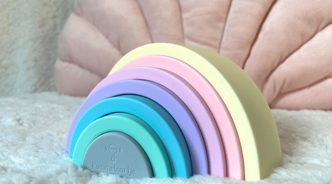 Arc en ciel empilable en silicone - Candy
