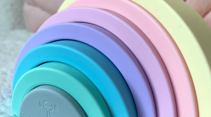 Arc en ciel empilable en silicone - Candy