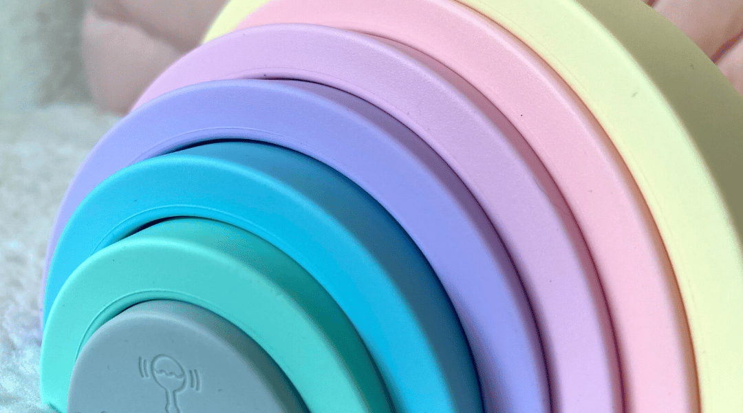 Arc en ciel empilable en silicone - Candy