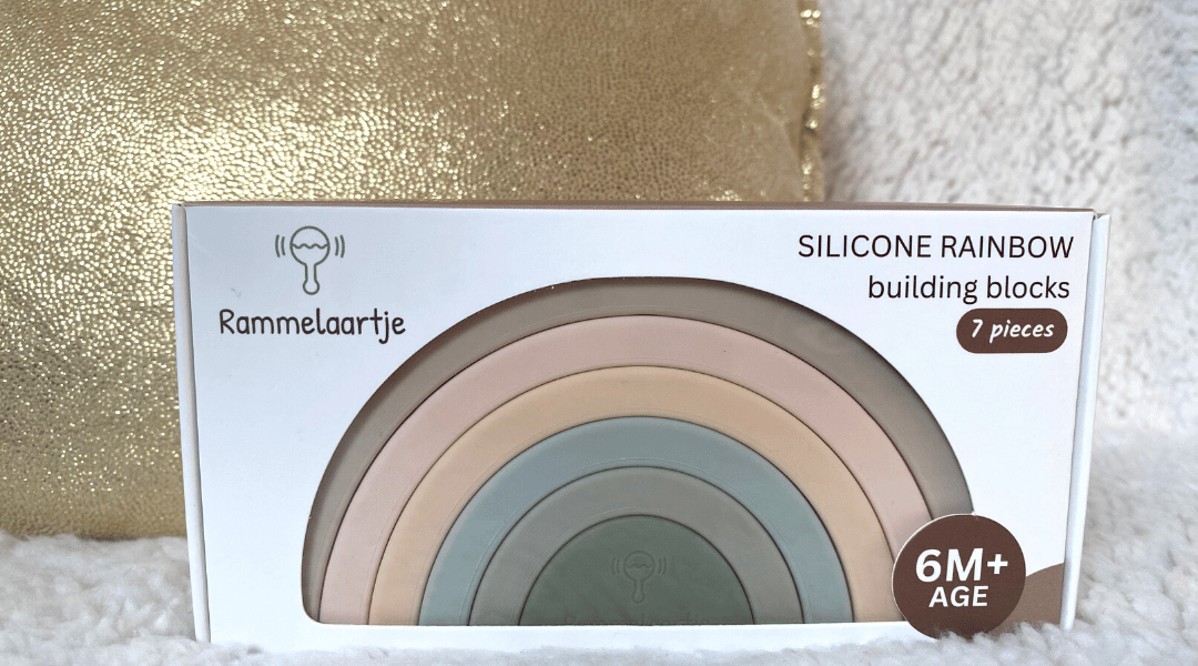 Arc en ciel empilable en silicone - Naturel
