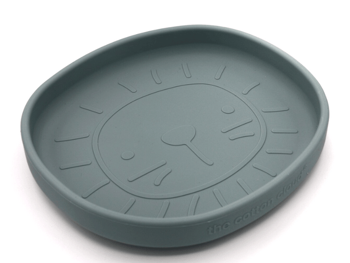 Assiette lion en silicone - Jade
