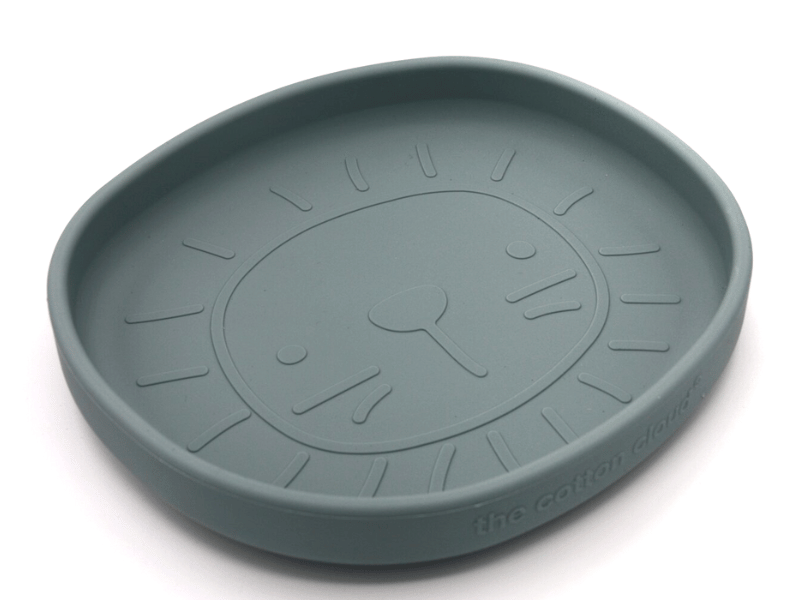 Assiette lion en silicone - Jade