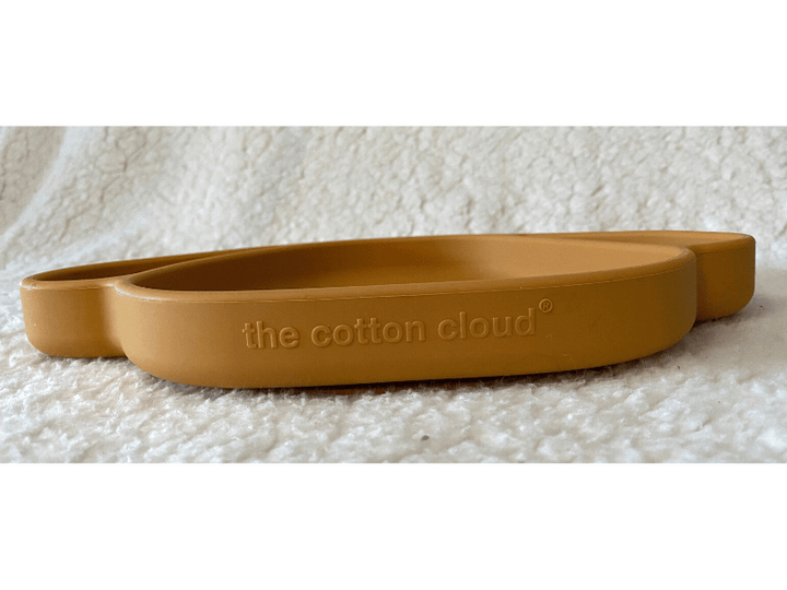Assiette chien en silicone - Miel