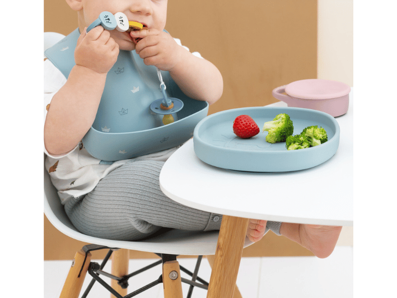Assiette lion en silicone - Jade