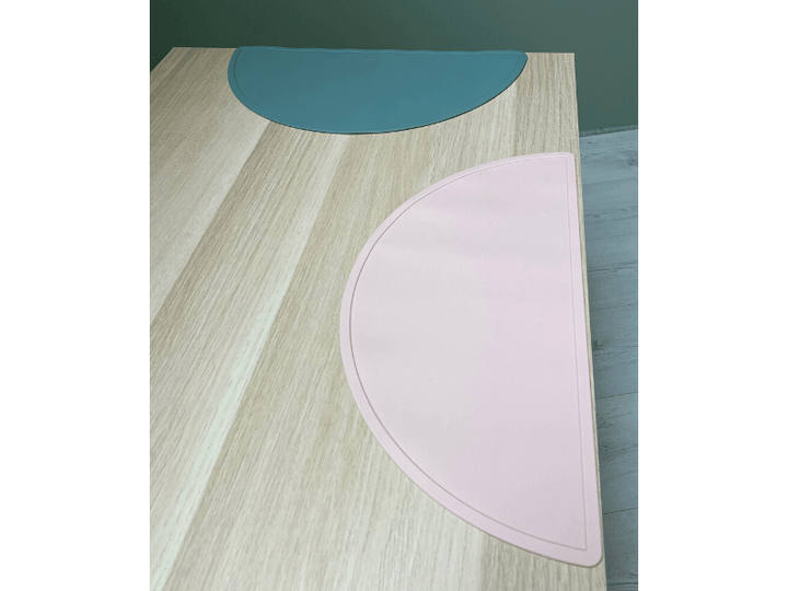 Set de table demi lune en silicone - Rose